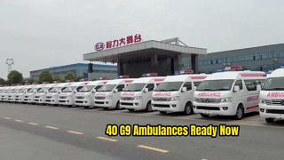 40 Units of Right Hand Drive G9 Ambulance car 