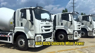 6m³ ISUZU Concrete Mixer Truck